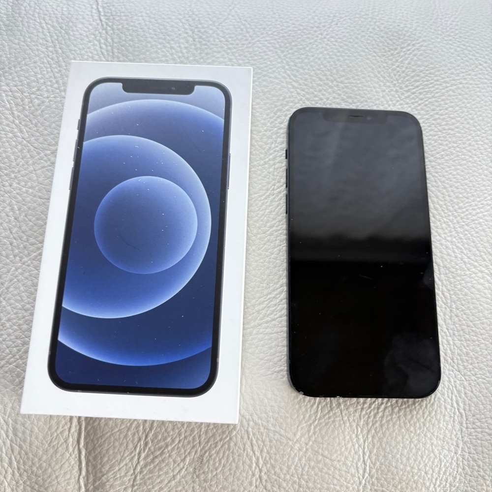 Apple iPhone 12 with Black Finish